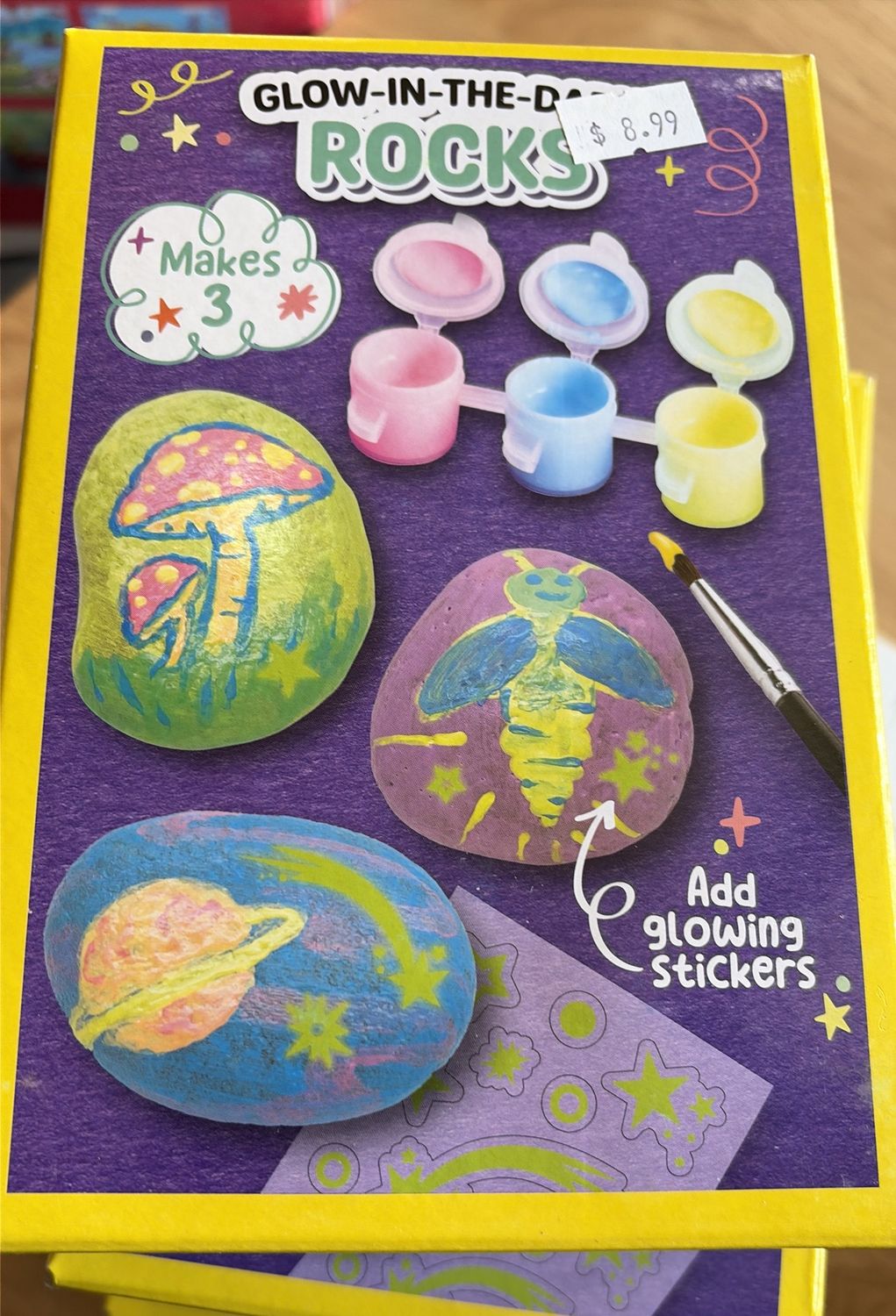 Creativity for kids glow in the dark rocks 