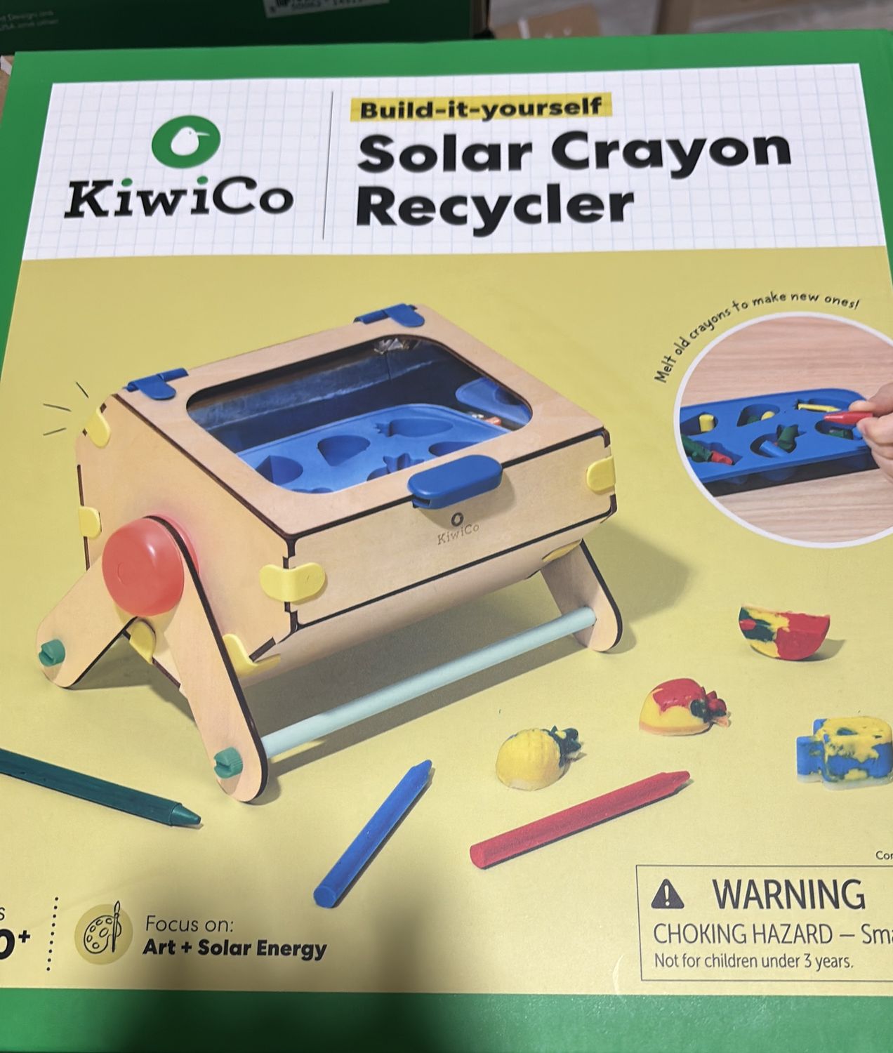 Kiwico solar crayon recycler 