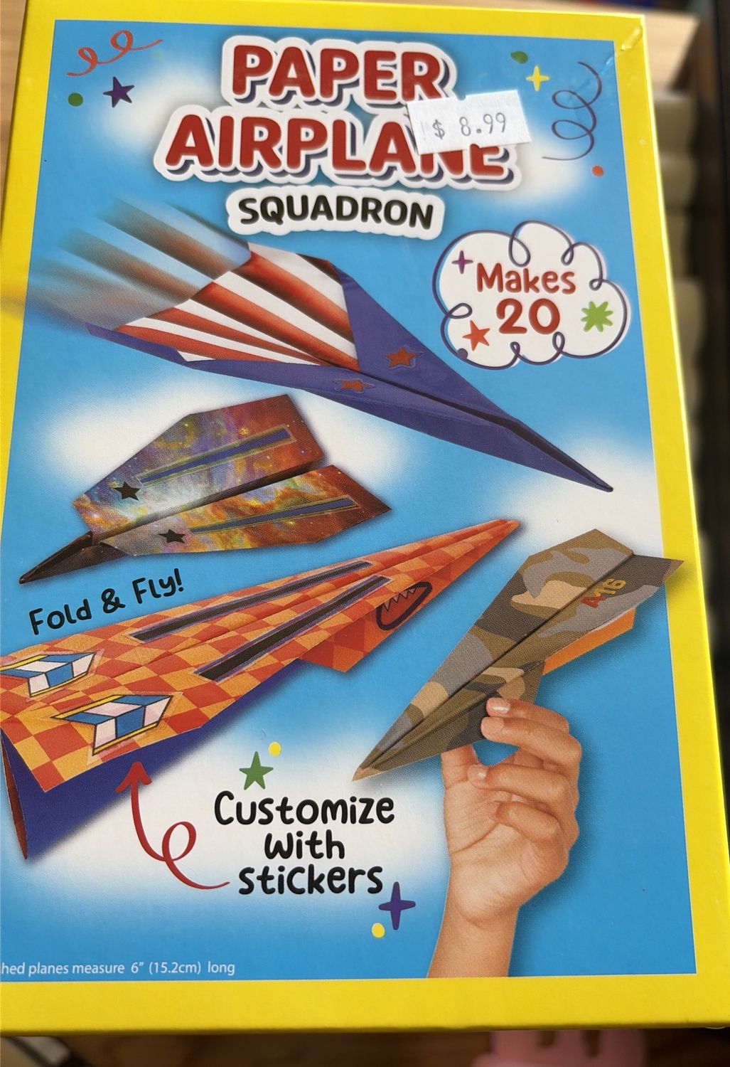 Paper air plane creativity for kids 