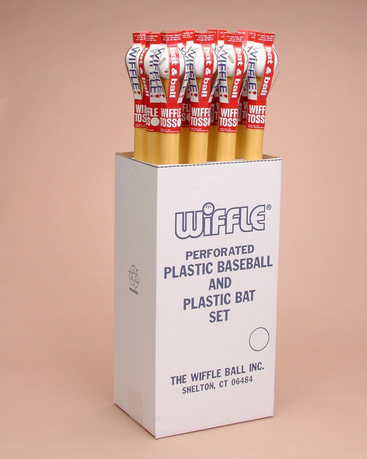 Wiffle Ball and Bat 12-Unit Display