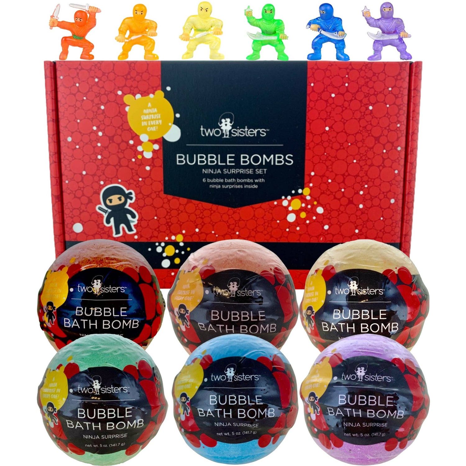 Ninja Bath Bombs for Kids (6 Pack)