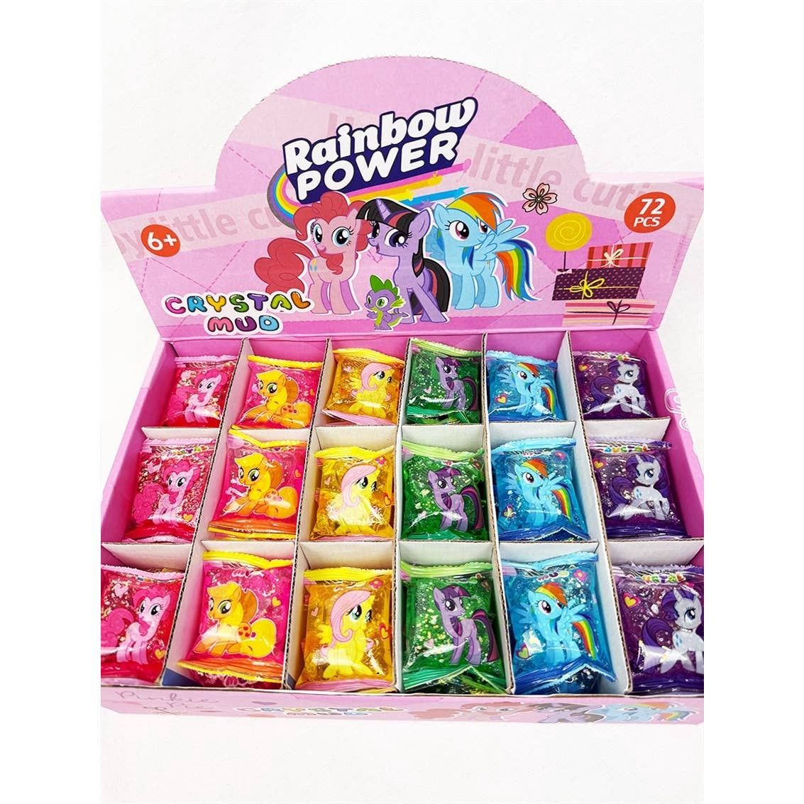 Rainbow Power Pocket Size Crystal Mud Slime: MIX COLOR / ONE(72)