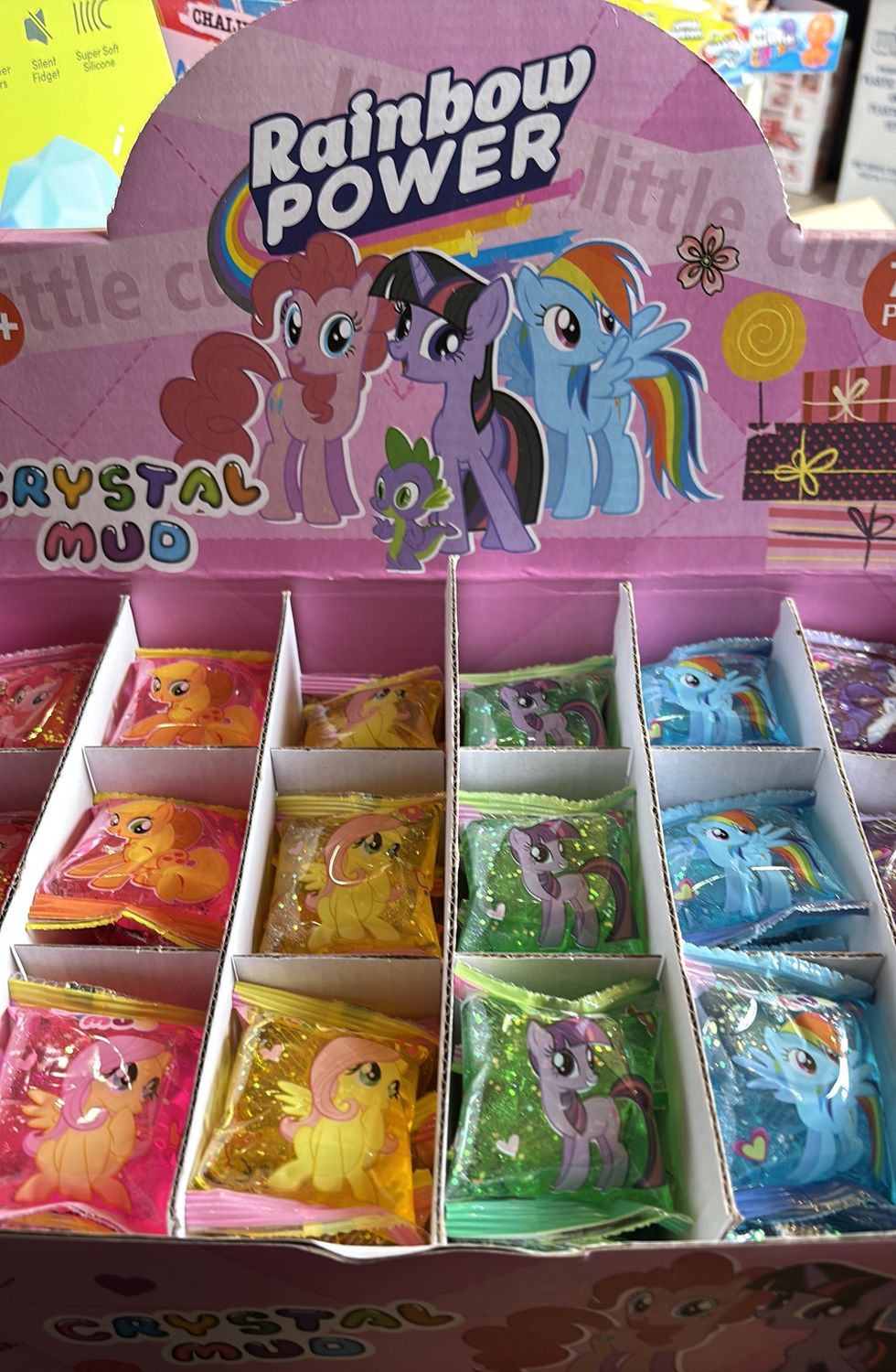 Rainbow power crystal mud packs 