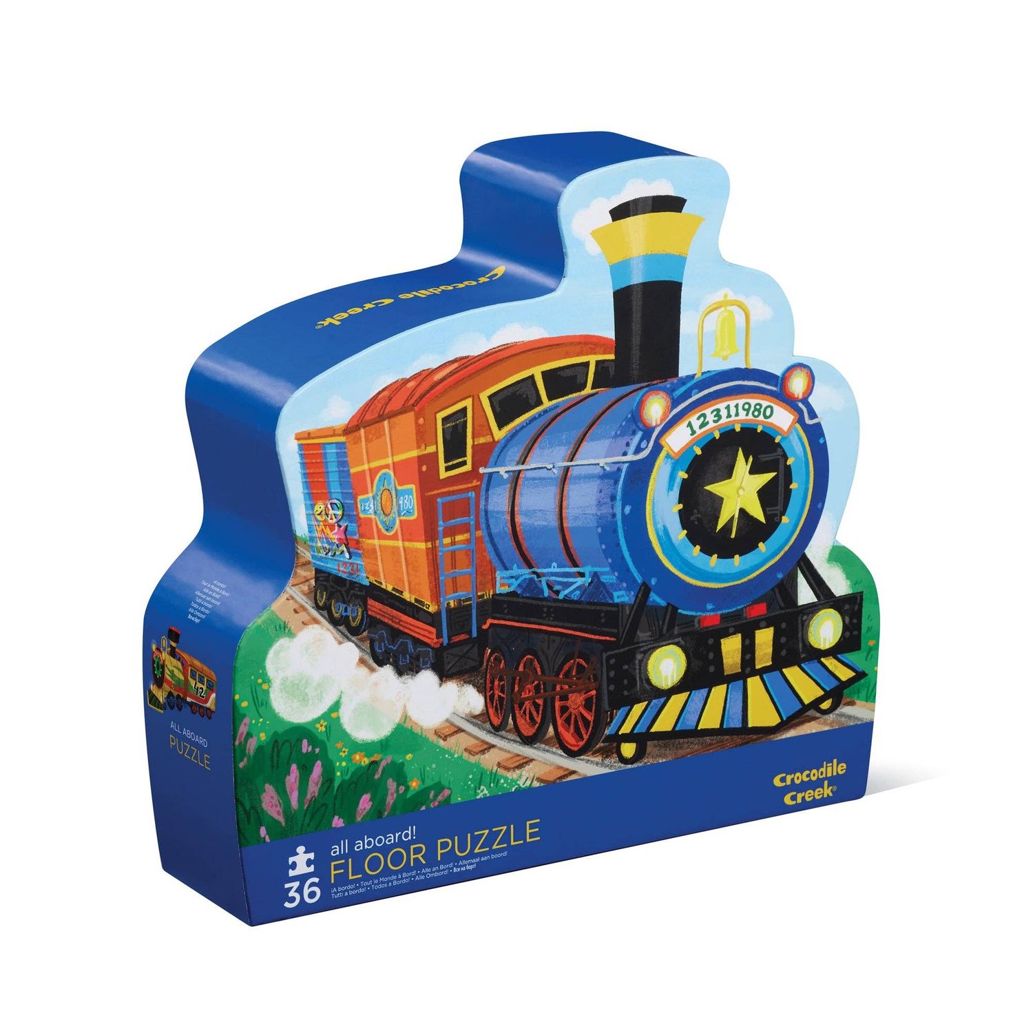 36-Piece Shaped Box Puzzle - All Aboard