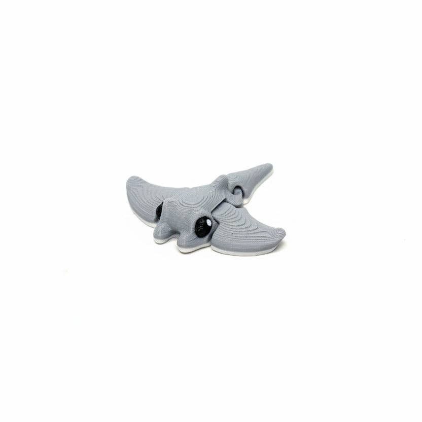 Sting Ray • Manta Ray • Mini 3D Printed Articulated Animal • Flexi Animals • Pocket Pets • Pocket Pals • Desk Pets*
