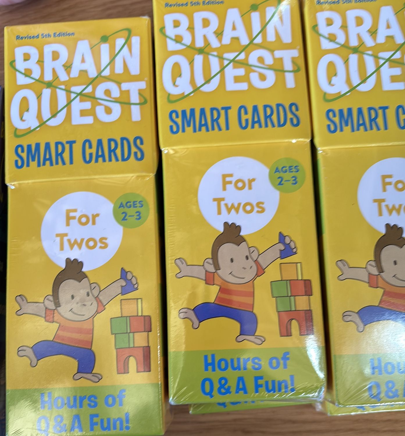 Brain quest smart cards for twos 
