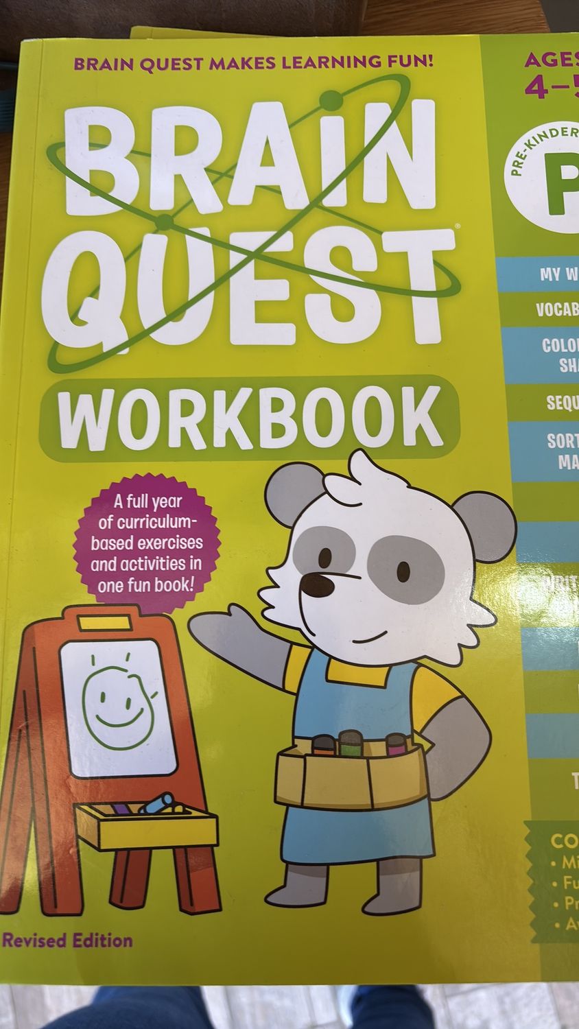 Brain quest workbook Pre K 
