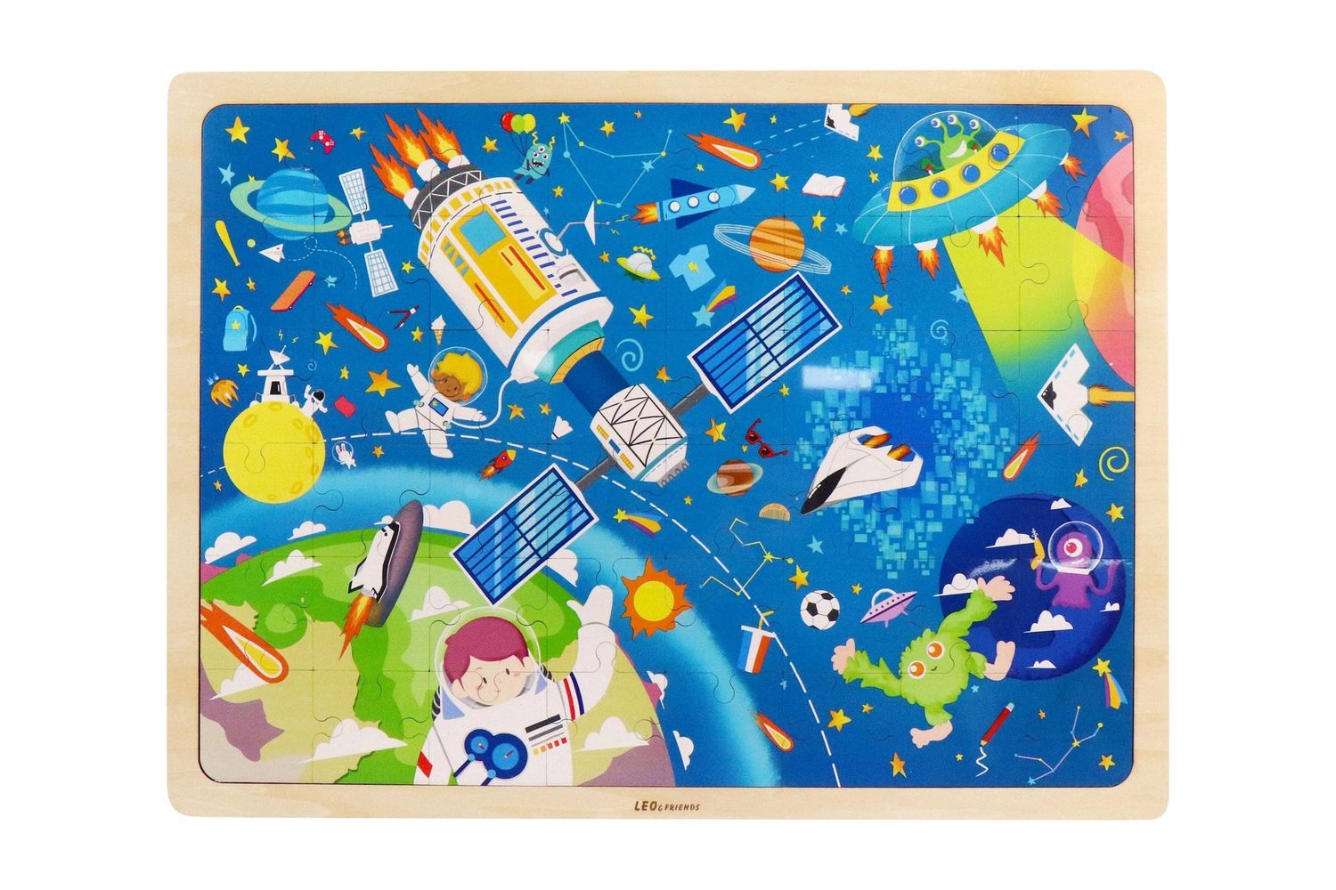 Leo &amp; Friends Space Exploration Kid’s Puzzle