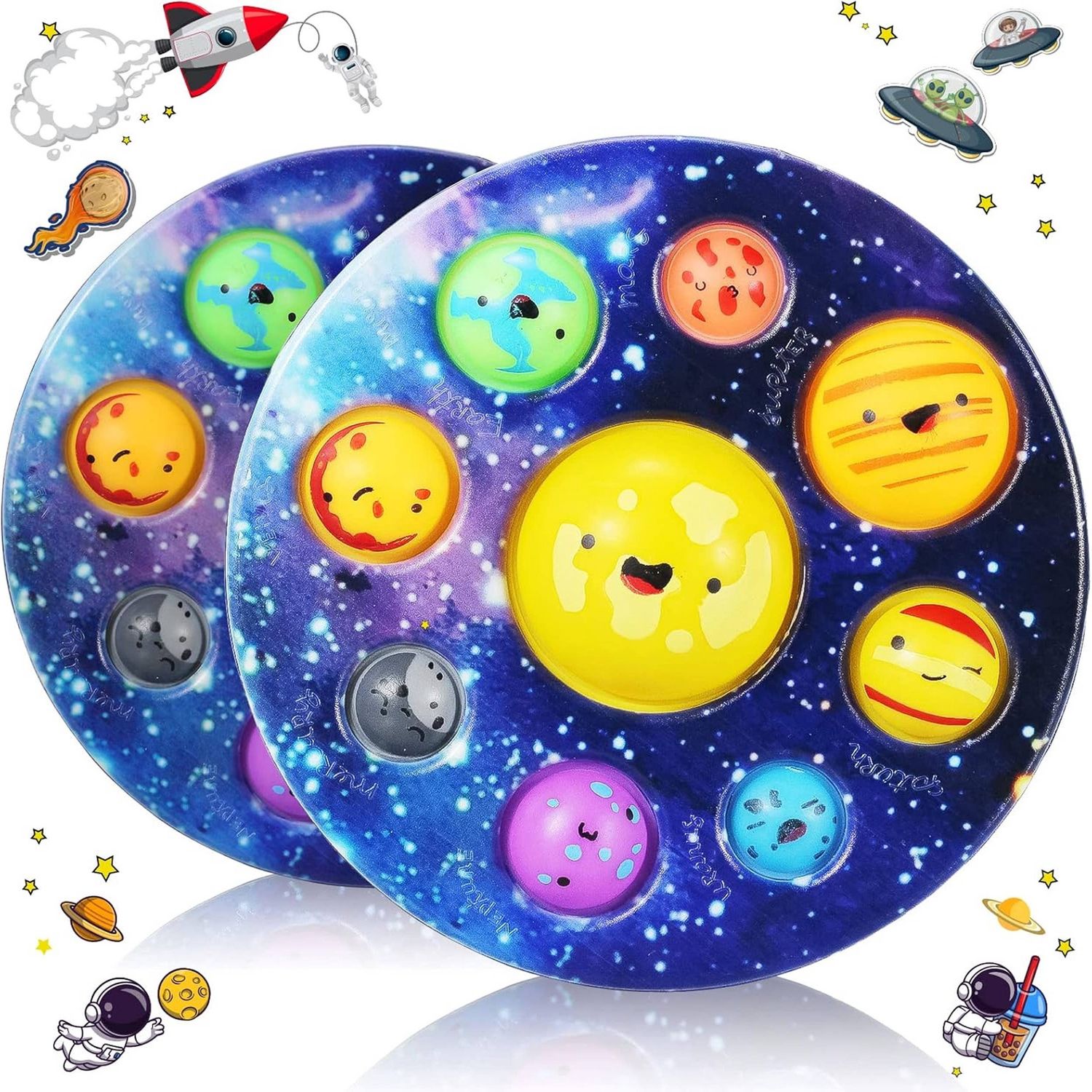 Easter Early Education Solar System Fidget Kids Toy