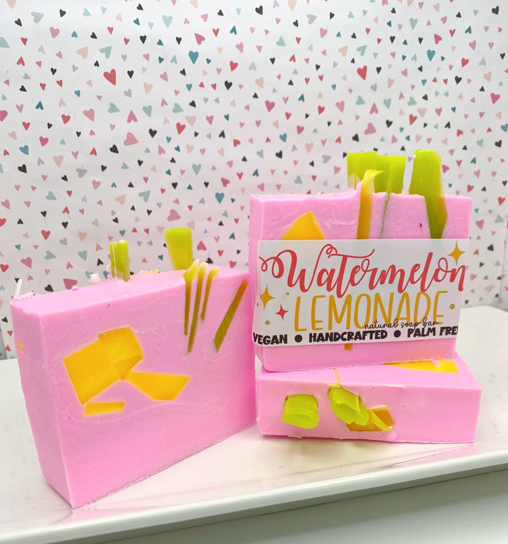 WATERMELON LEMONADE - Handmade Soap Bar 