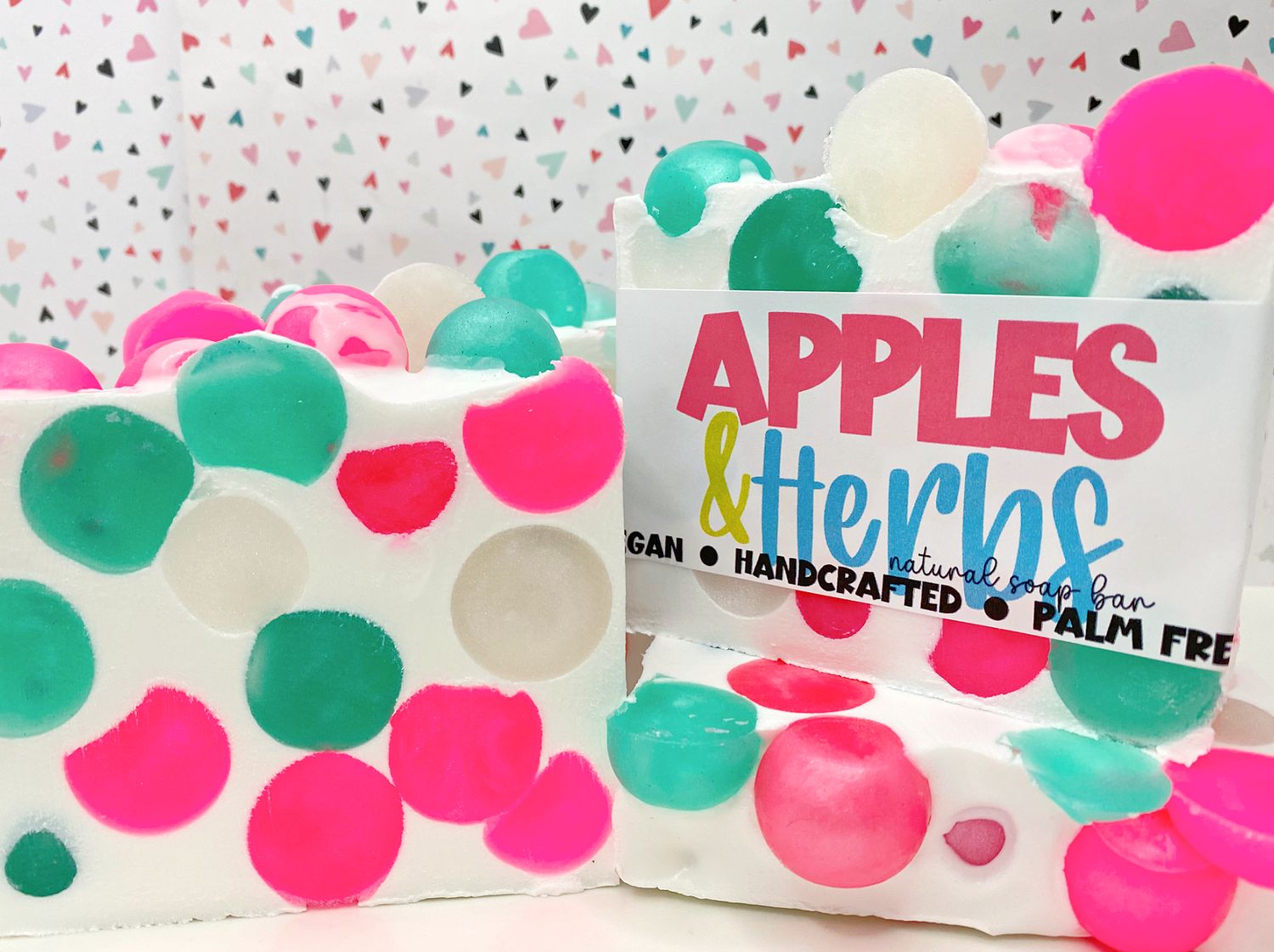 Apple &amp; Herbs - Handmade Soap Bar