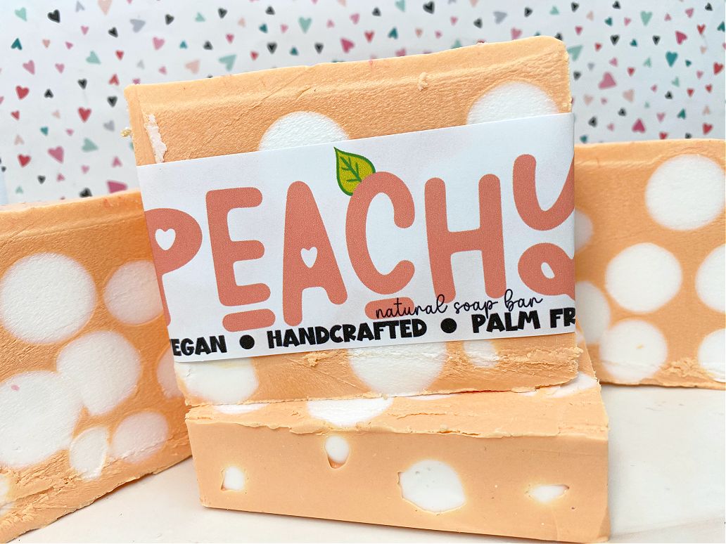 Peachy - Handmade Soap Bar - Spring/Summer