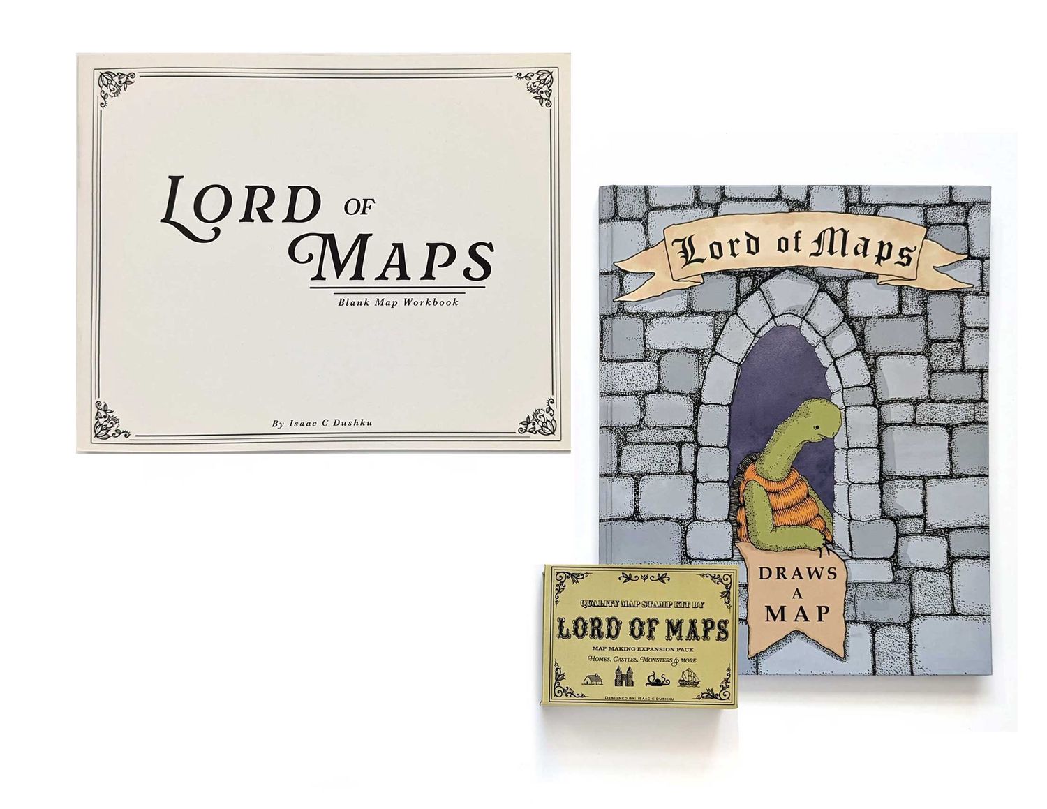 Castle Pack Map Making Stamp Kit (18 Pieces) NEW: Yes (Booklet) / Yes (Book) / Expansion Pack