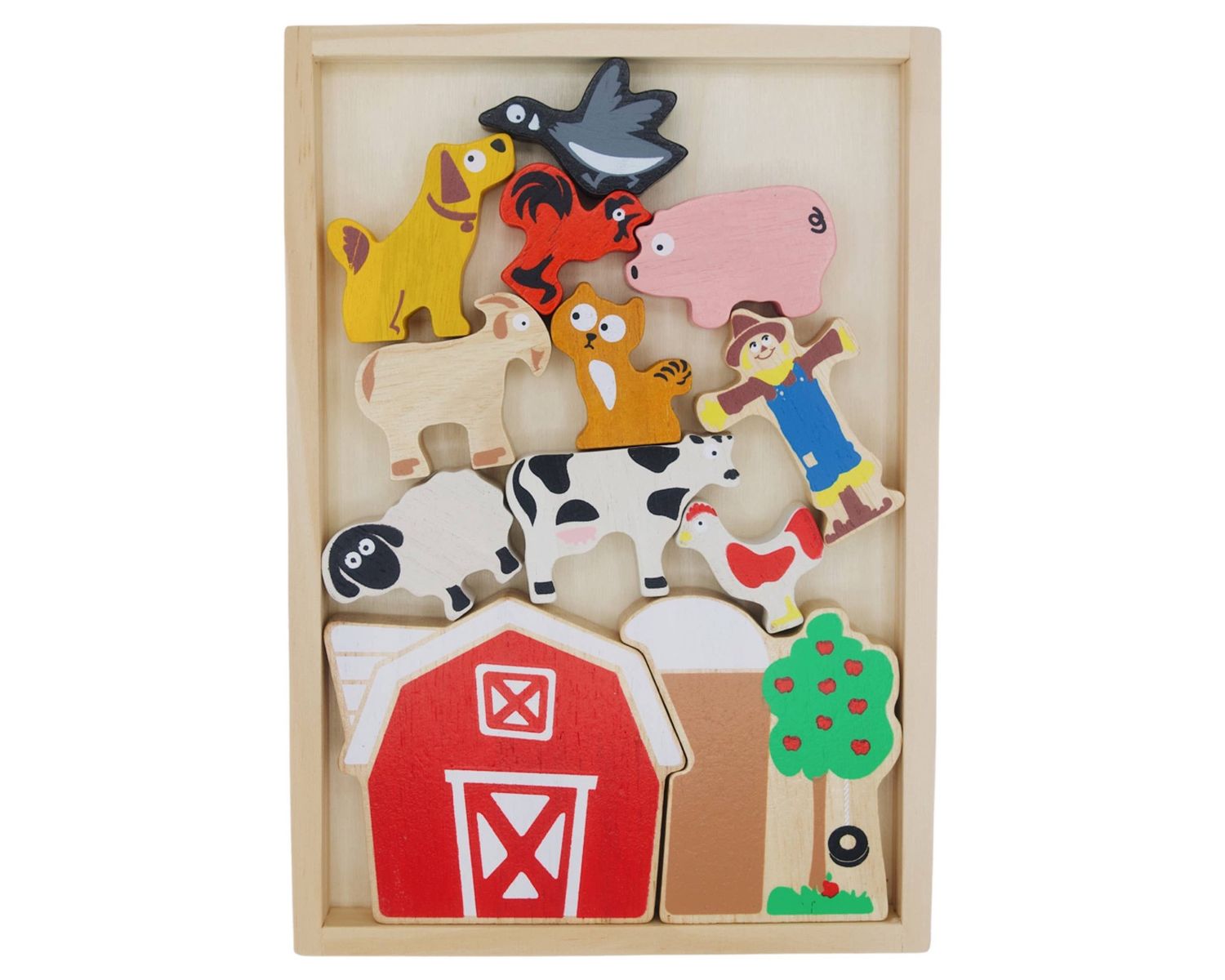 Balance Barn Game - Stacking Game &amp; Farm Playset