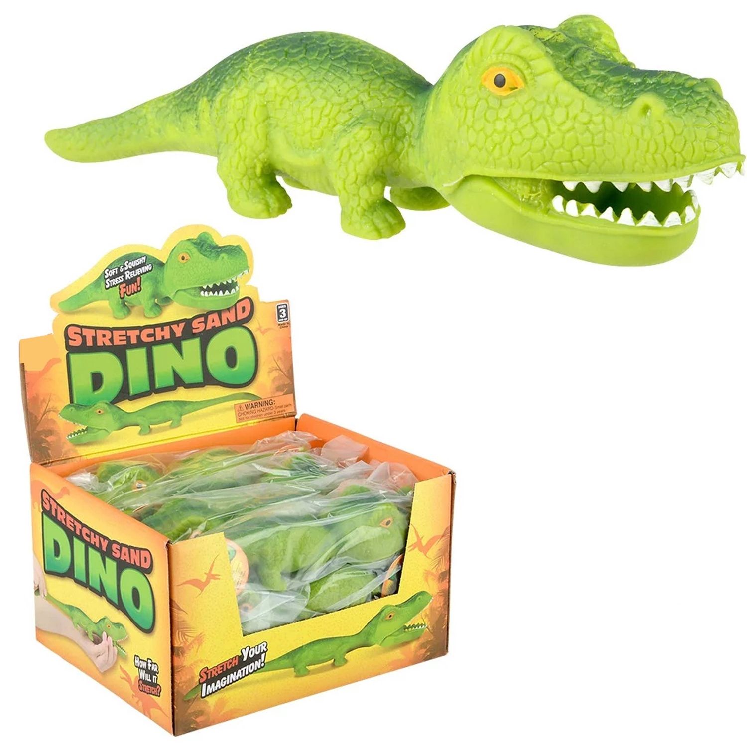 Dinosaur Sand Filled Stocking Stuffer Fidget Kid Toy