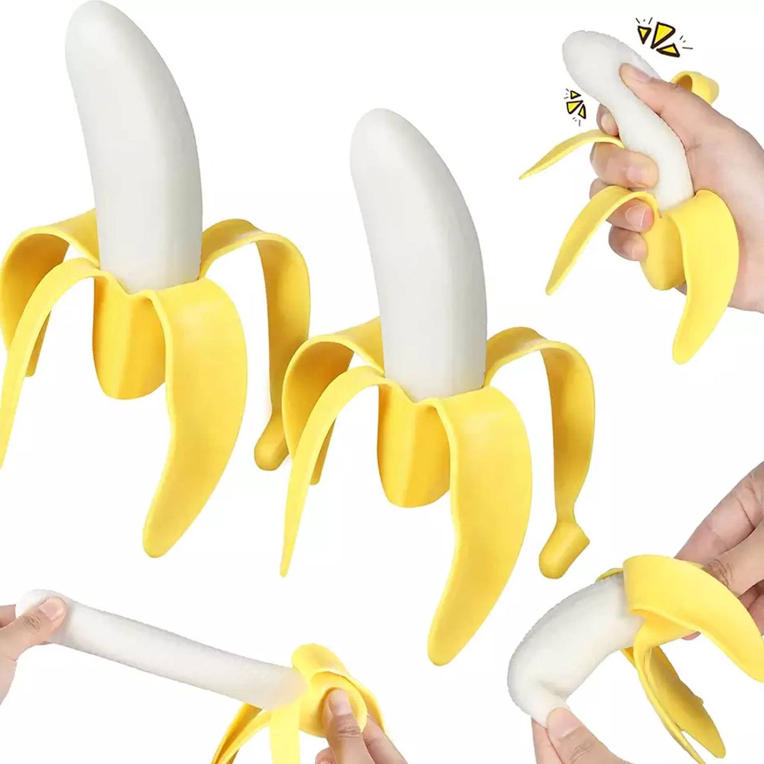 Prank Banana Squishy Fidget Kids Toy