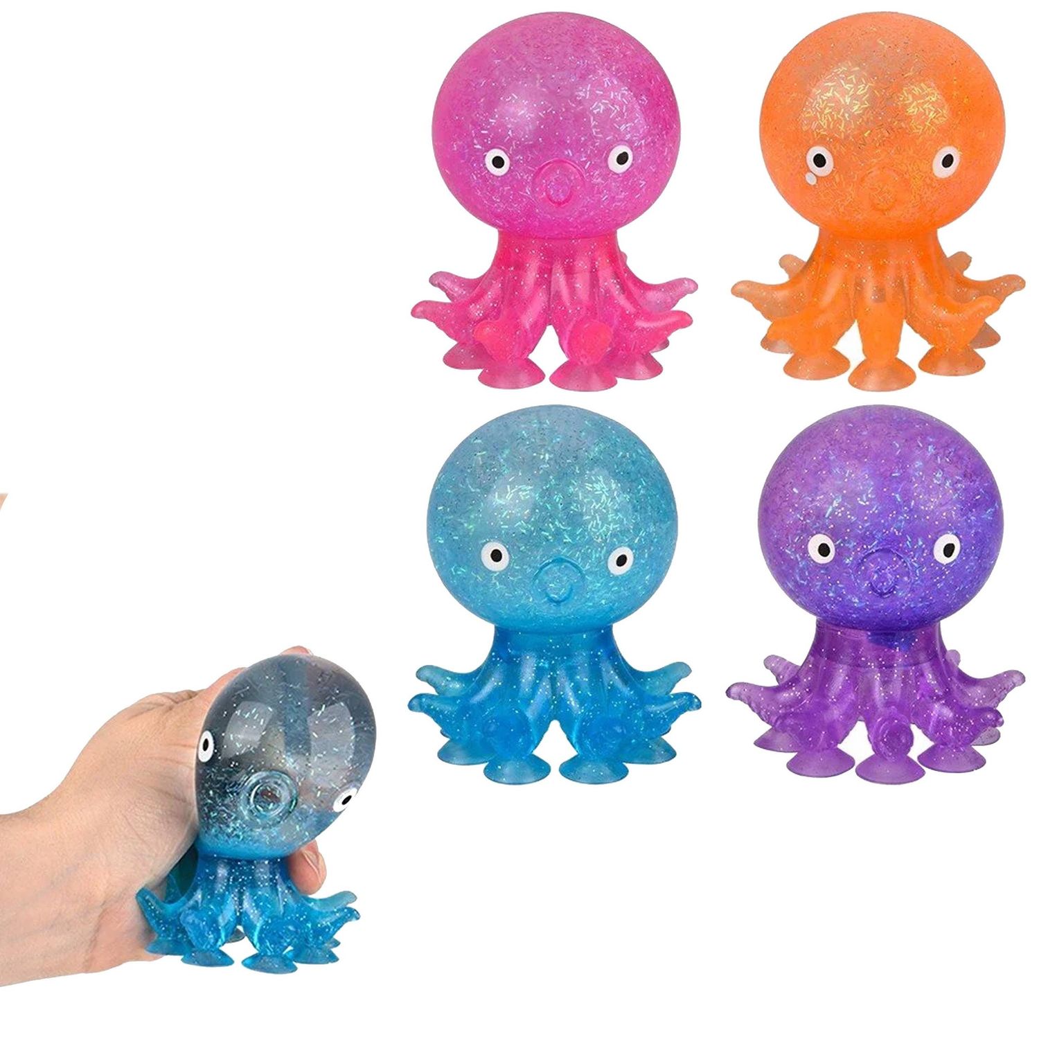 Octopus Water Filled Squishy Fidget Kids Toy- Assorted