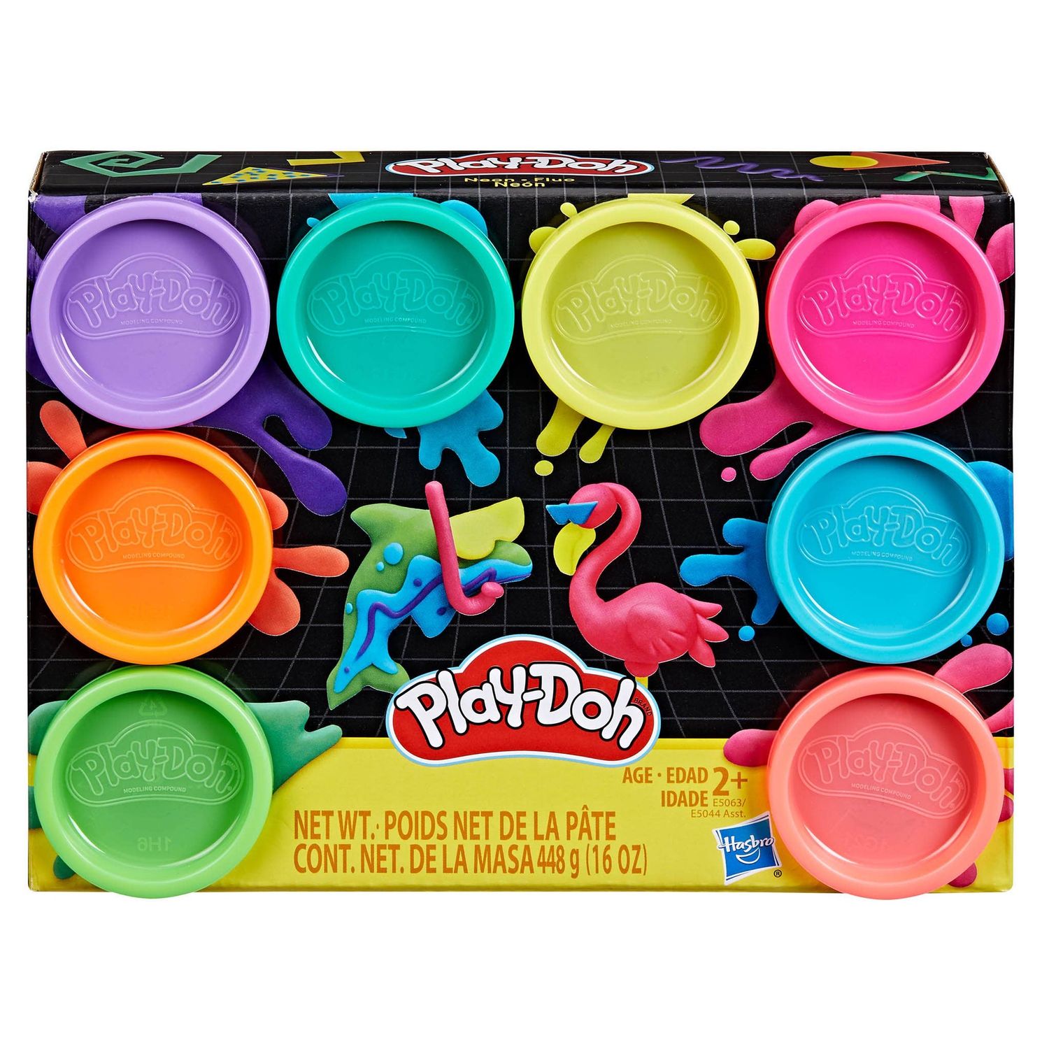 Play-Doh 8 Pack Neon Modeling Clay