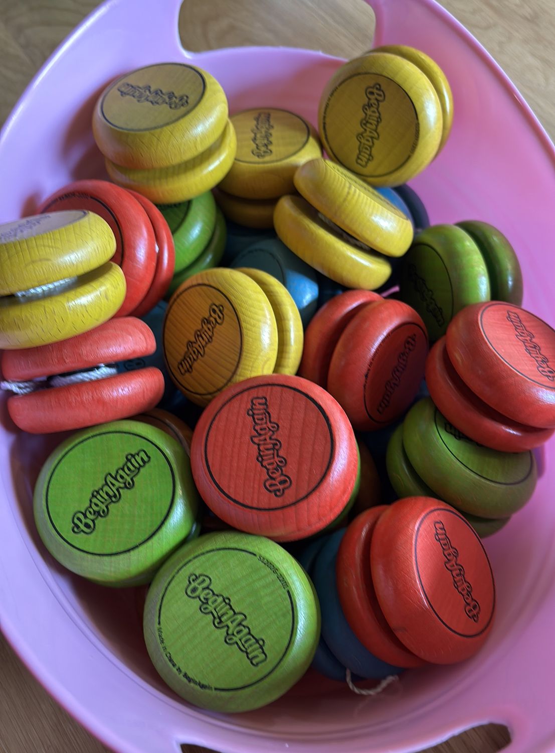 Begin again colorful yoyo 