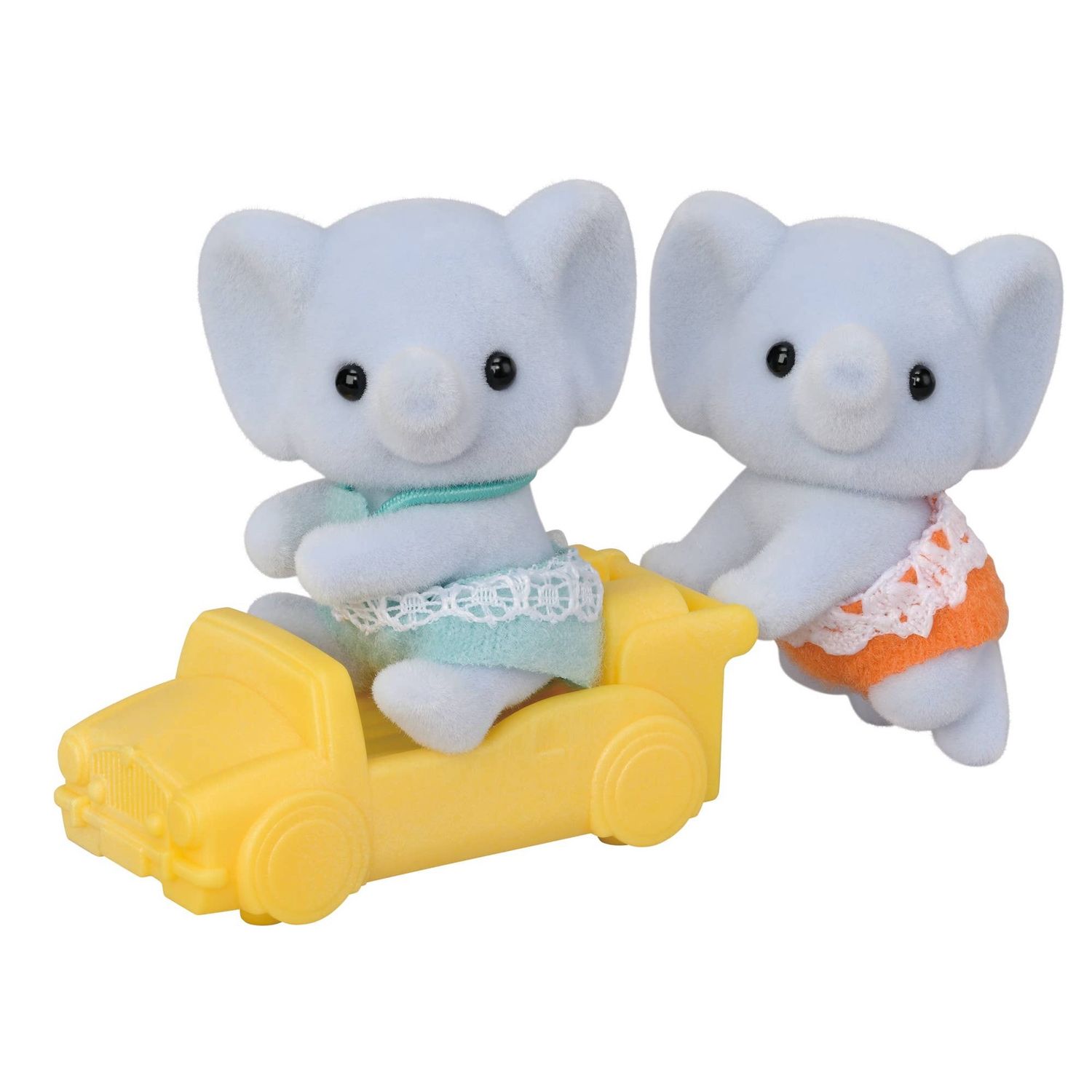 Calico Critters Elephant Twins, 2 Collectible Doll Figures