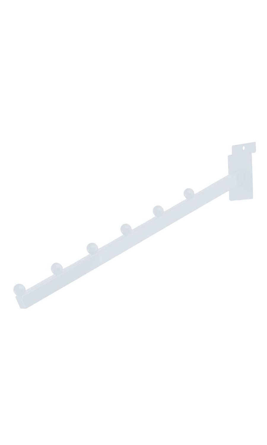 White 6-Ball Waterfall For Slatwall