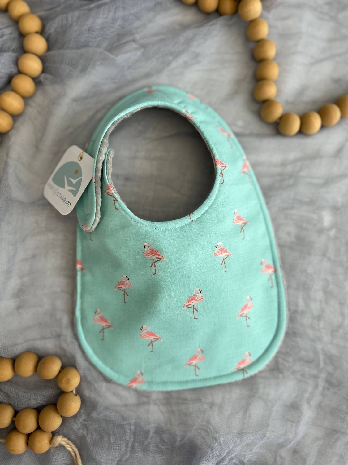 Flamingo Fabulous bib