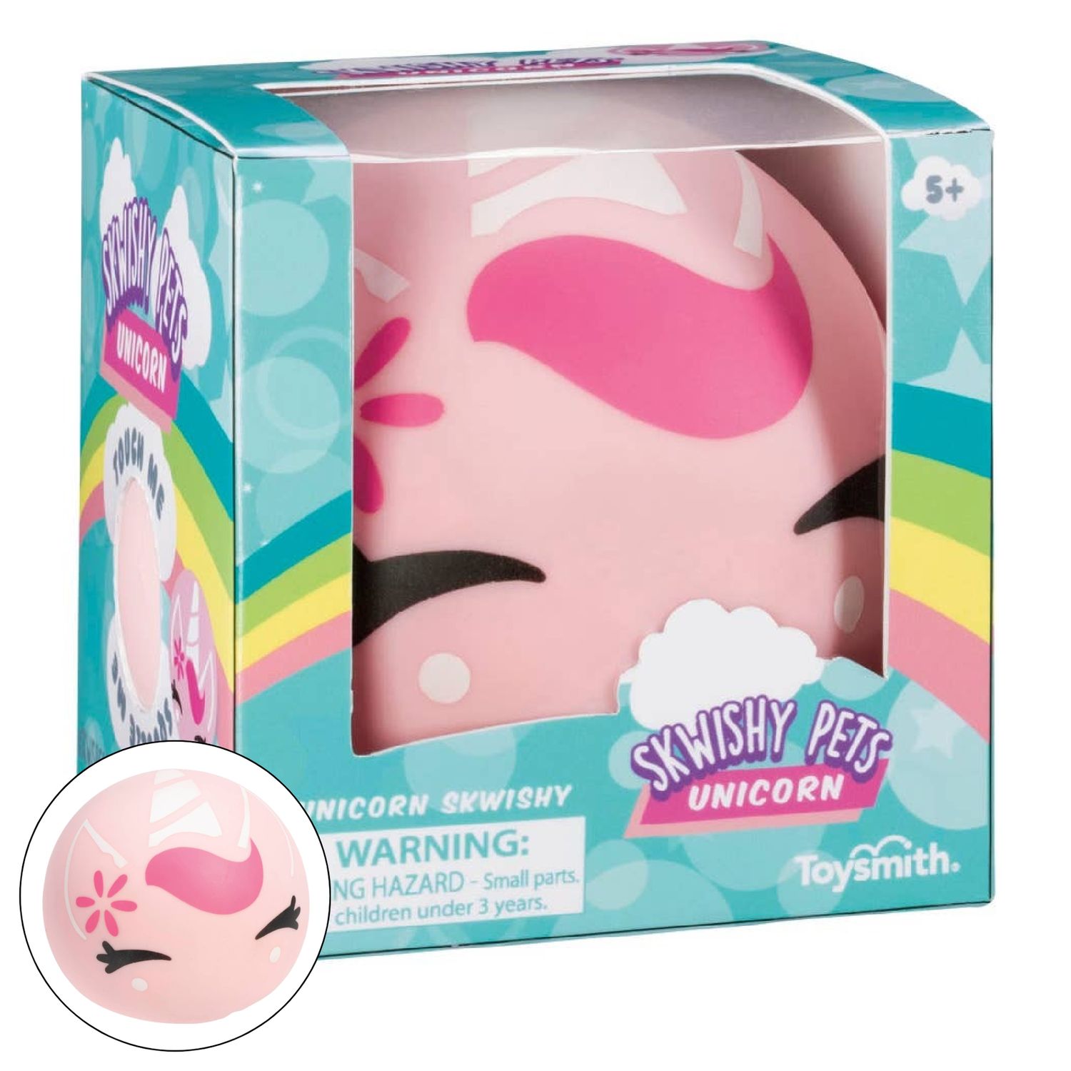 Skwishy Pet Unicorn, Stretch And Squish, Soft Ball