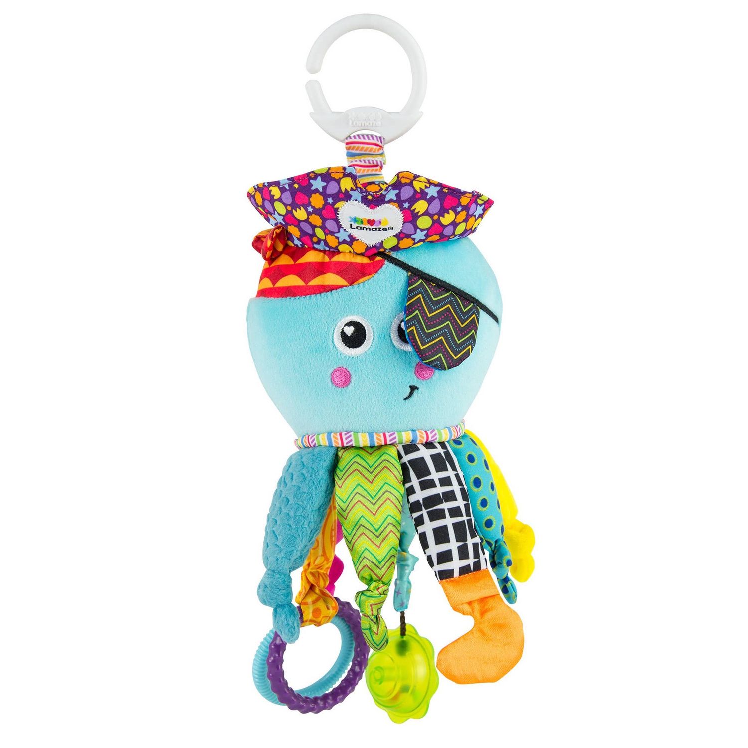 Lamaze Captain Calamari - Clip-On Stroller Toy