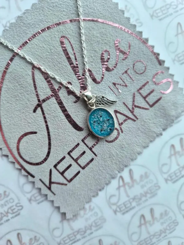 Oval & Wing Pendant