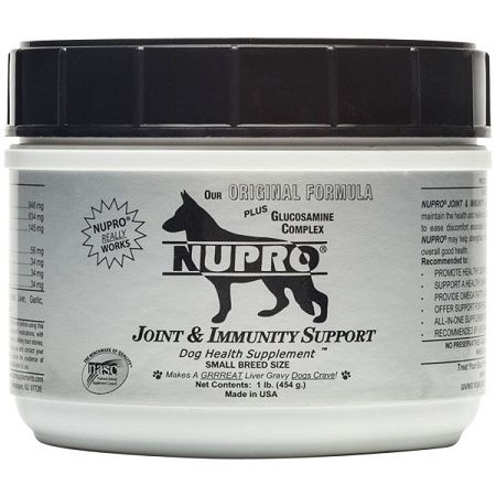Nupro - Natural Dog Supplement plus Joint &amp; Immunity Support (silver), Size: 1 lb Small Breed