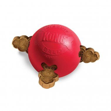 Kong - Biscuit  Ball  Red Small