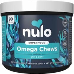 Nulo - Omega Coconut Flavored Soft Chews Skin &amp; Coat Supplement for Dogs, 90 count