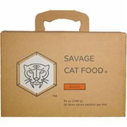 Savage Cat - Duck Raw Cat Food Carton