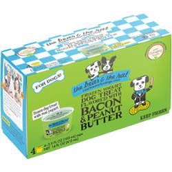 Bear &amp; The Rat - Frozen Peanut Butter &amp; Bacon Yougurt 3.5 oz, 4 pack