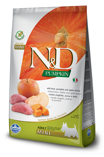 Farmina - N&amp;D PUMPKIN  Boar, Apple &amp; Pumpkin Mini Adult Dry Dog Food