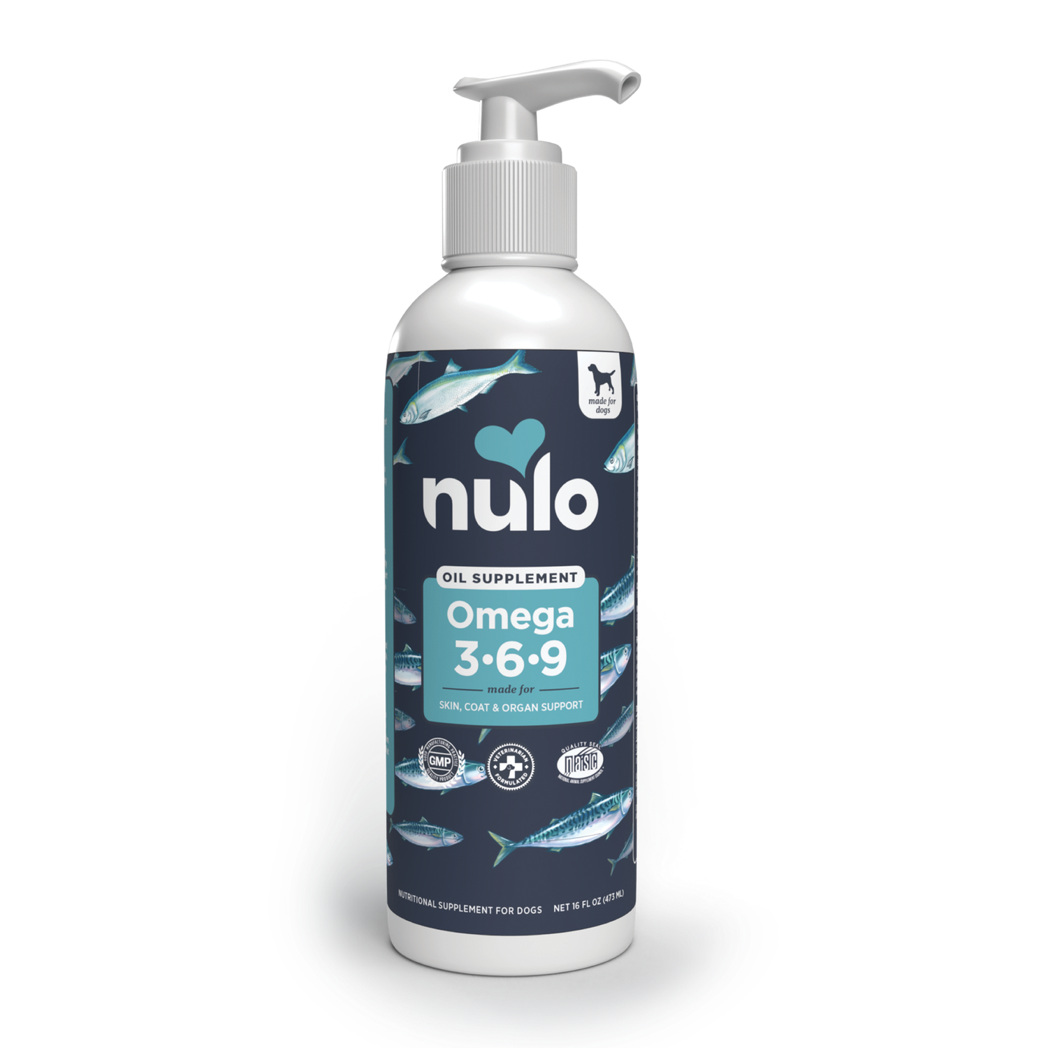 Nulo - Omega 3-6-9 Oil Supplement for Dogs 16 oz.