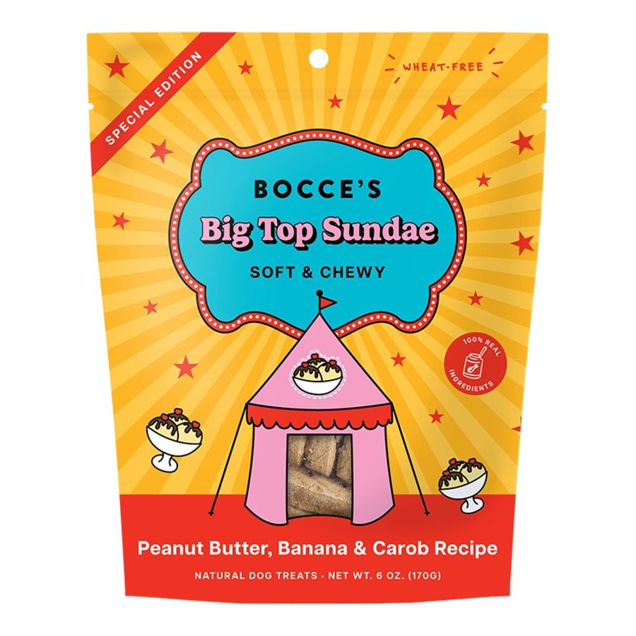 Bocce's - Big Top Sundae Soft &amp; Chewy Dog Treats 6oz