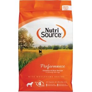 Nutrisource - Performance All Life Stages Chicken &amp; Rice Formula Dry Dog Food For Large Breeds ,  40 LB. Bag