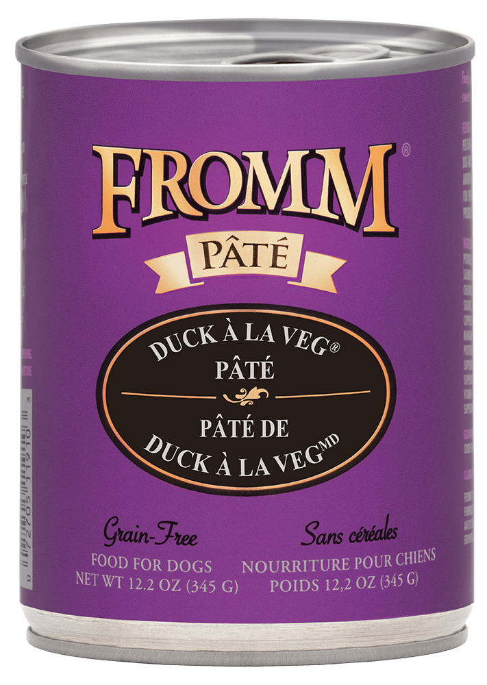 Fromm - Duck A La Veg Pate Dog Food 12.2 oz.