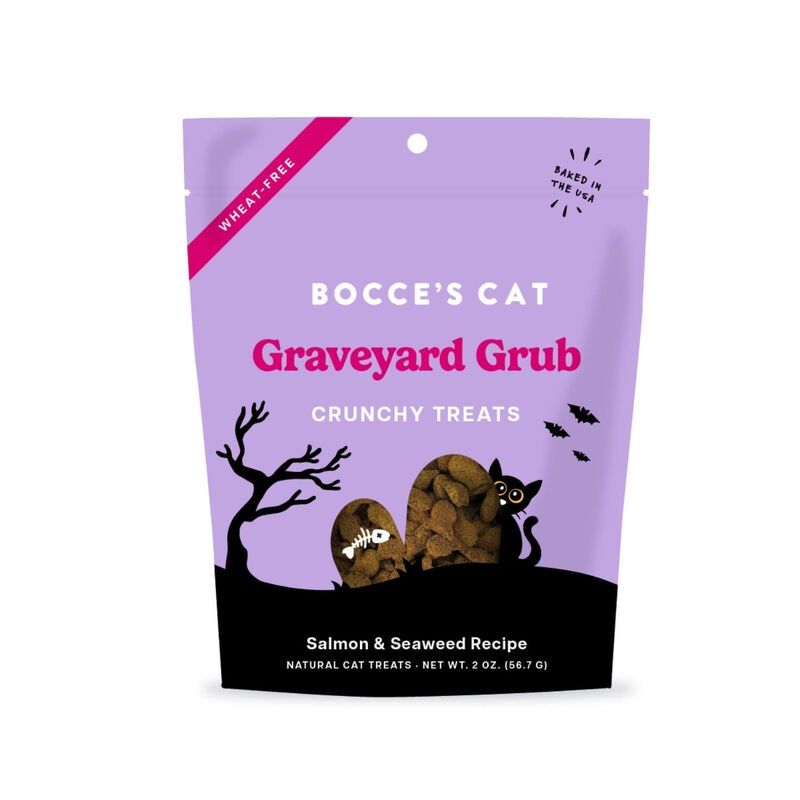 Bocce's Bakery - Graveyard Grub Crunchy Cat Treats 2 oz.