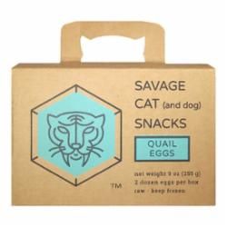 Savage Cat - Quail Eggs For Dogs/Cats 9 oz. 24 Count