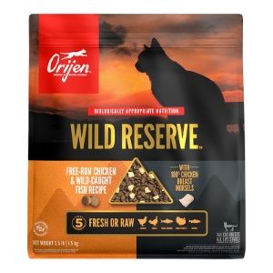 Orijen -  Wild Reserve Free-Run Chicken Recipe Dry Cat Food, Size: 3.5 #