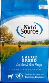 Nutrisource - Large Breed Chicken &amp; Rice Recipe Adult Dry Dog Food