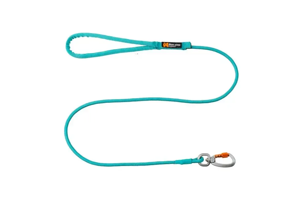 Non-Stop Dogwear - Trekking Rope Dog Leash, Colour: Teal, Size: 1.2m/8mm