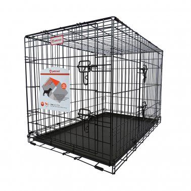 Petcrest - Double Door Dog Crate