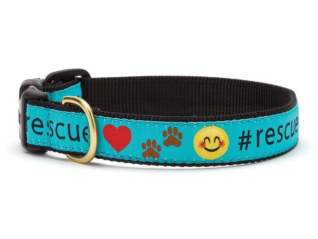 Up Country - # Rescue Me Dog Collar Narrow, Size: XS/Narrow