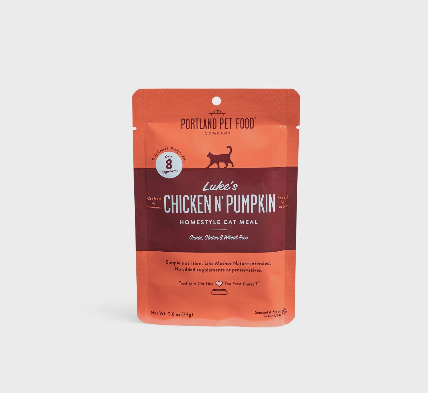 Portland Pet Food - Luke's Chicken N' Pumpkin Homestyle Cat Meals 2.6oz