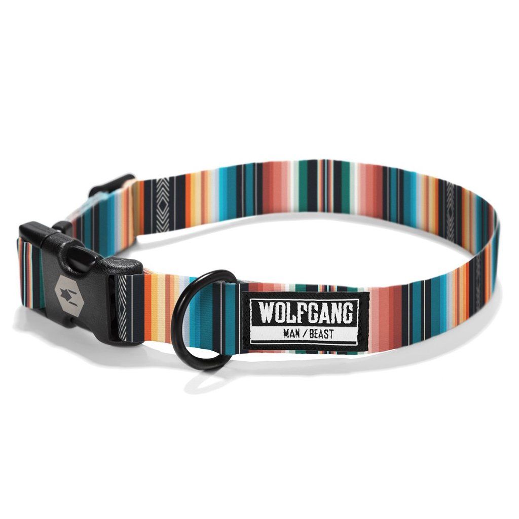 Wolfgang - LostArt Dog Collar, Size: Medium (Width 1-in. Length 12-18-in.)