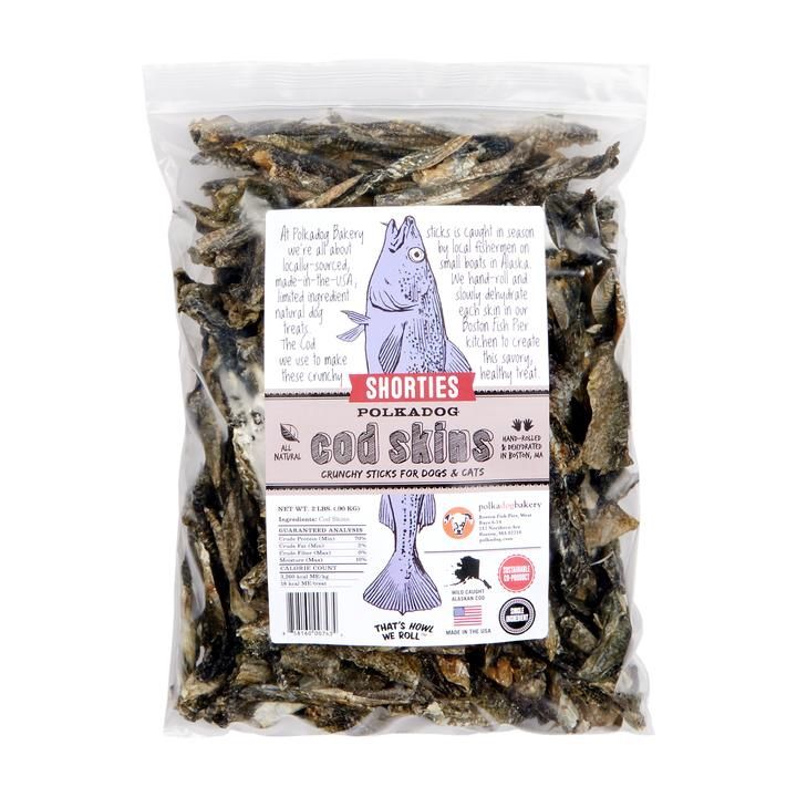 Polkadog - Cod Skins Shorties Bulk 2lb