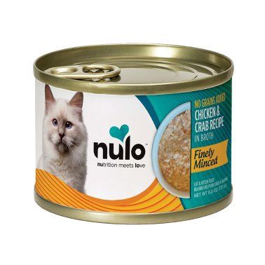 Nulo - Finely Minced Chicken &amp; Crab Wet Cat Food 6 oz.